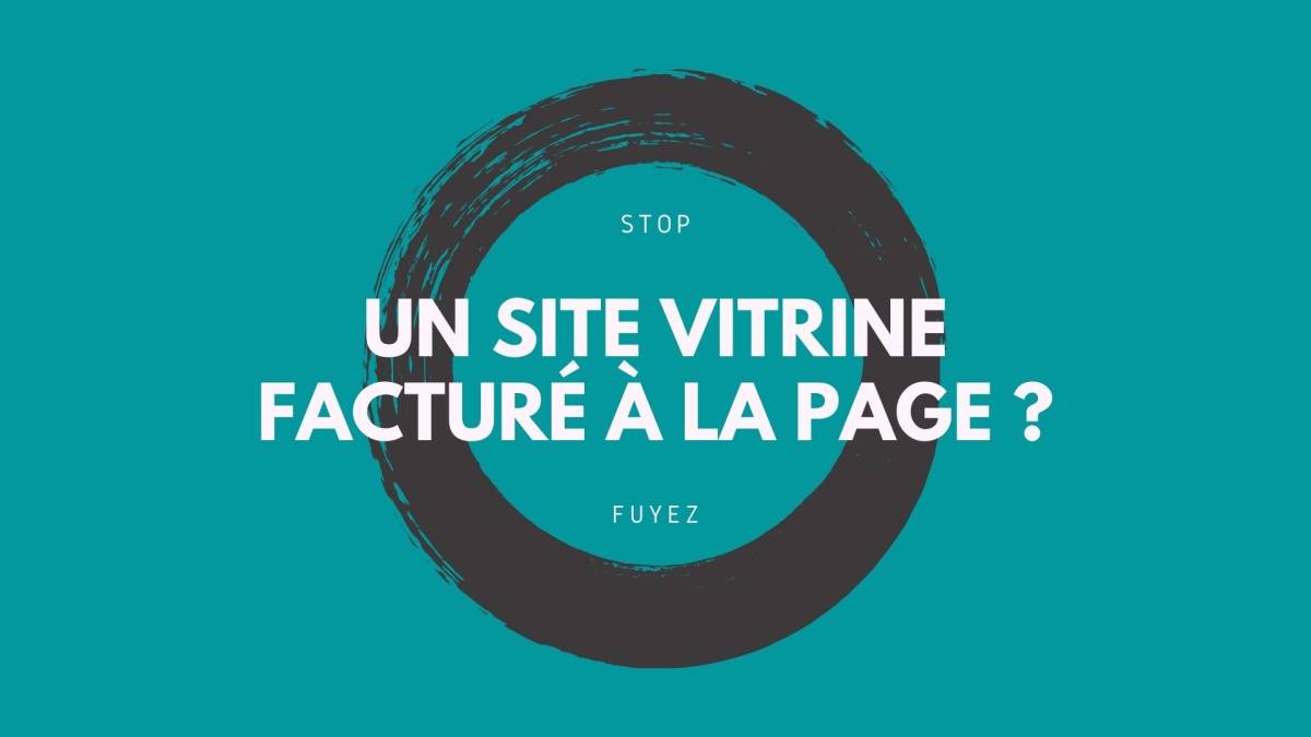 Avertissement prix site vitrine