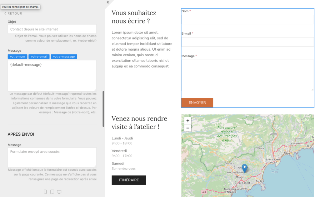 Simplification du composant Formulaire